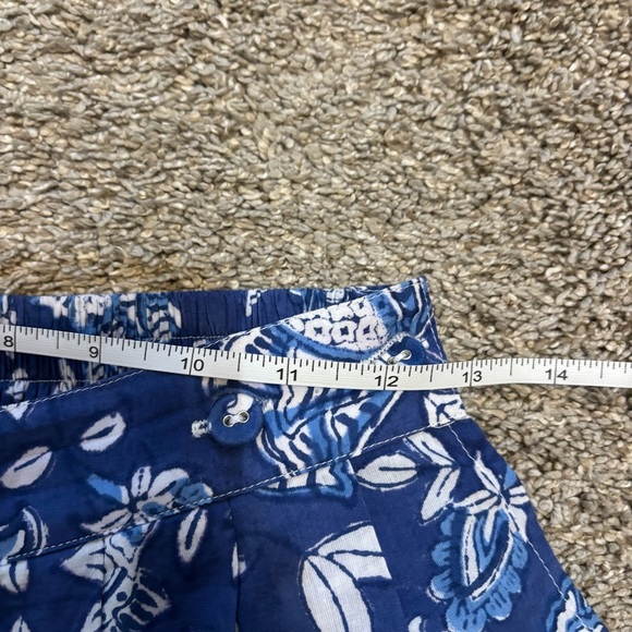 Beau & Ro Murray Pant in Classic Blue Floral Size Small Wide Leg High Waist - Picture 4 of 7